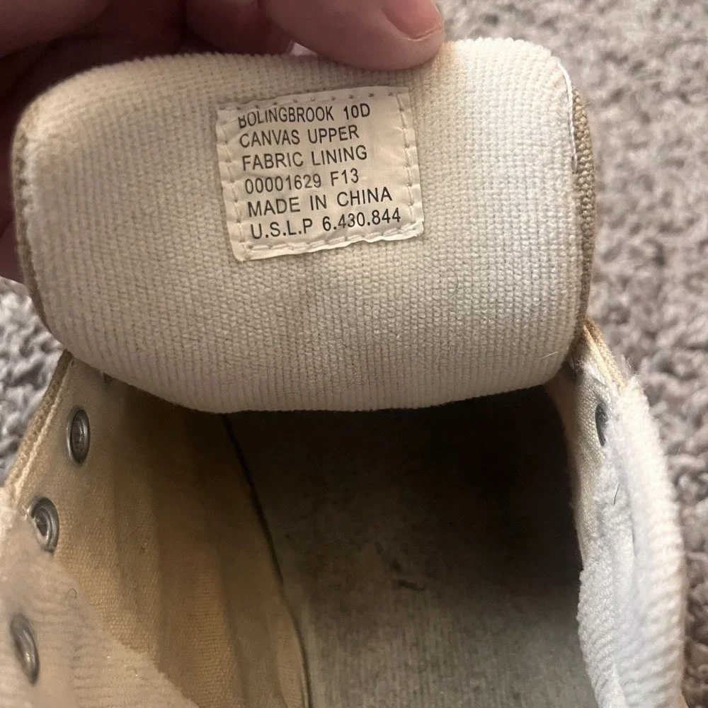 Polo Ralph Lauren Canvas Sneakers Casual Shoes Classic Style Size 10D